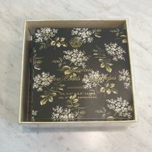 NEW Anna Griffin Carte Noir Square Cards and Envelopes 36ct